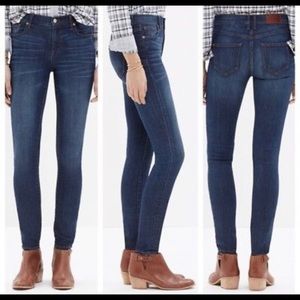 Madewell High Riser Skinny Jeans